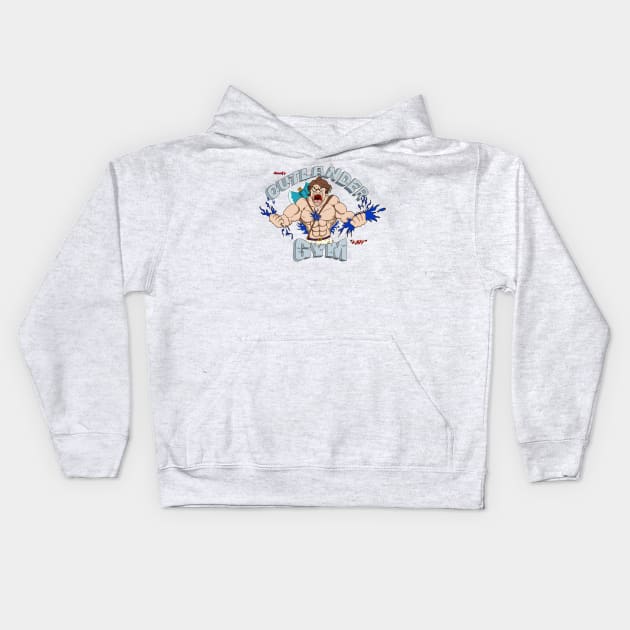 Atook's Outlander Gym Kids Hoodie by BigFatDog